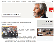 Tablet Screenshot of gerhard-kleinboeck.de